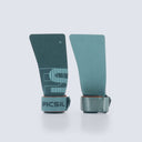 Calleras Condor con magnesio color azul de frente y de reverso