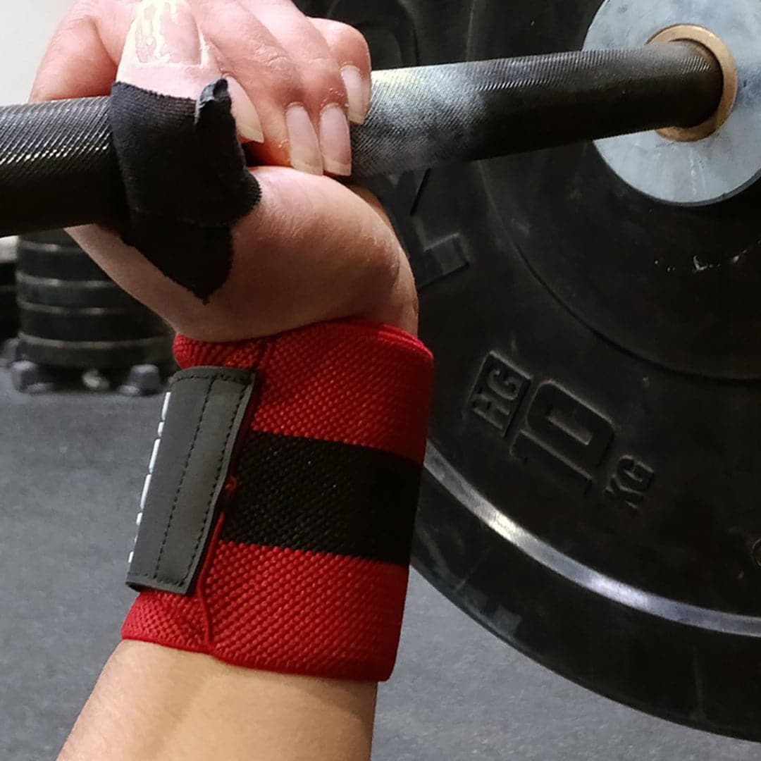 Elastic wristband for powerlifting