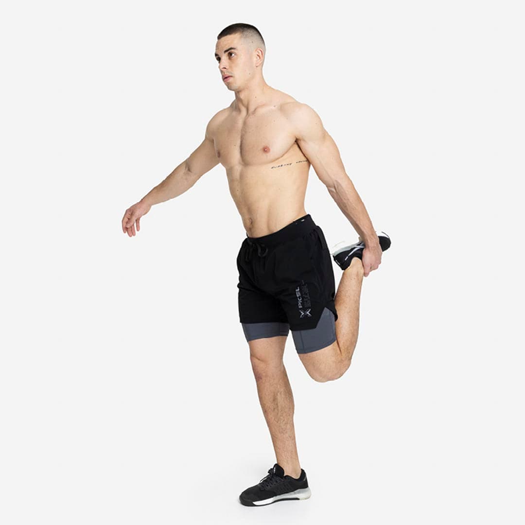 Shorts with compression legging 2 in 1 man premium 0.1 – PICSIL SPORT US